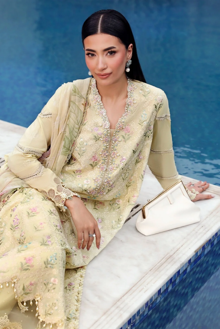 Maria B. M.Prints’26 Eid-II Inlays Printed Lawn 3 Piece Stitched Suit VOLUMЕ- 30-1A