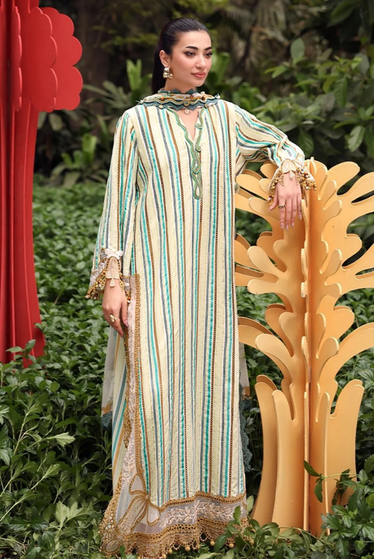 Maria B. M.Prints’26 Eid-II Inlays Printed Lawn 3 Piece Stitched Suit VOLUMЕ- 30-2B