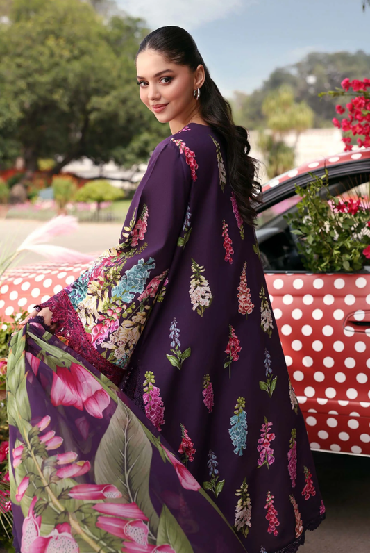 Maria B. M.Prints’26 Eid-II Inlays Printed Lawn 3 Piece Stitched Suit VOLUMЕ- 30-5A