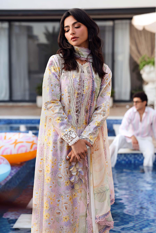 Maria B. M.Prints’26 Eid-II Inlays Printed Lawn 3 Piece Stitched Suit VOLUMЕ- 30-7в