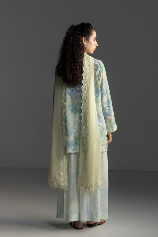 3 Piece Suit Stitched Embroidered Lawn Coco By Zara Shahjahan Lawn’26 AIRA-6A