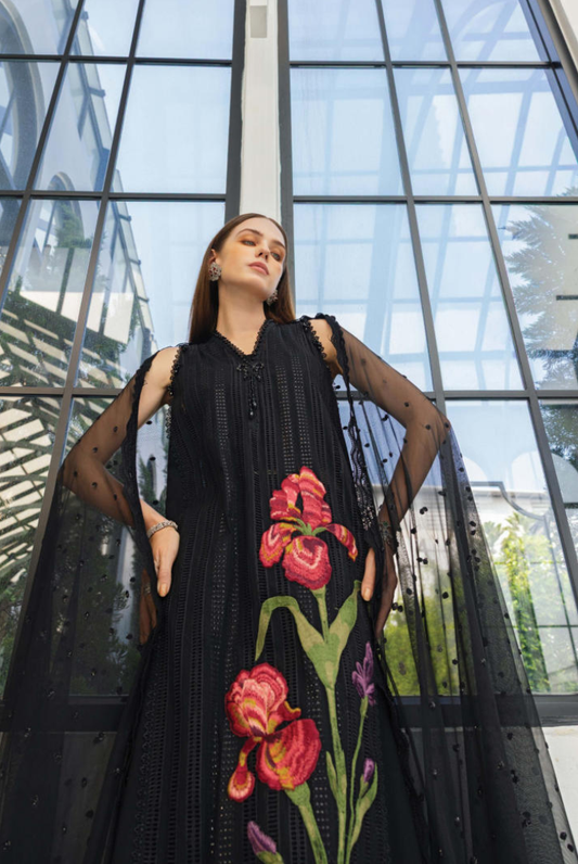 Maria B 3 Piece Stitched Embroidered Lawn Suit MB26-D10