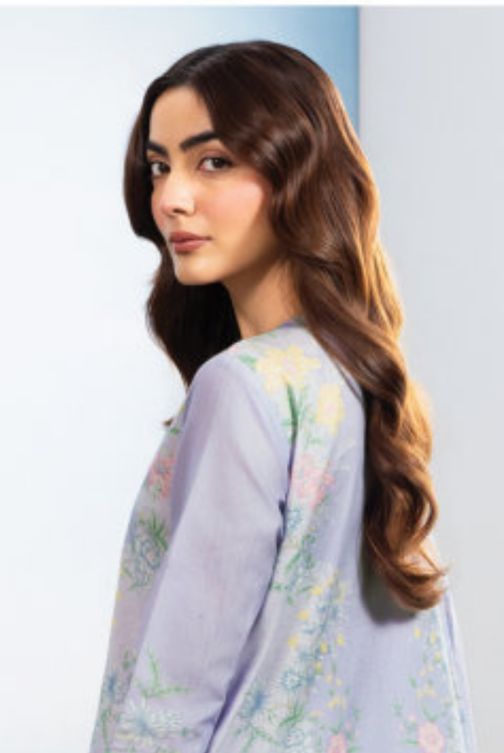 Maria B M-BASICS Summer Stitched Embroidered Lawn 3 Piece Suit-MB26-D11B