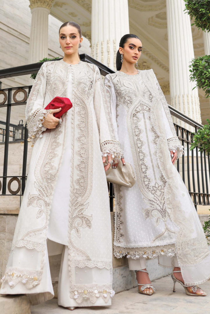 Maria B 3 Piece Stitched Embroidered Lawn Suit MB26-D1