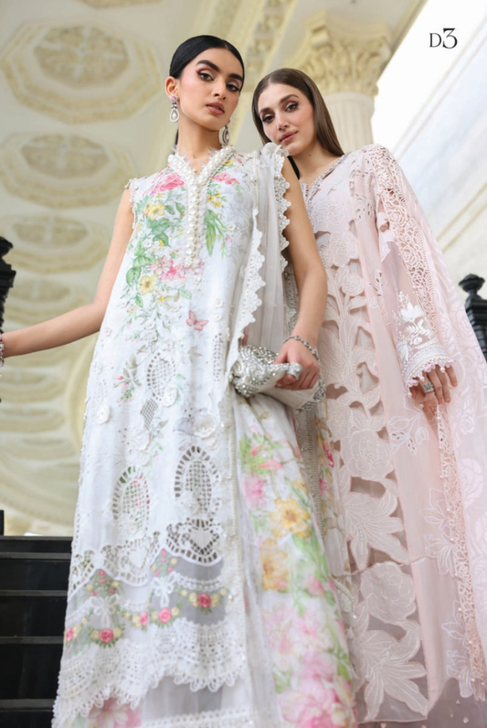 Maria B 3 Piece Stitched Embroidered Lawn Suit MB26-D3