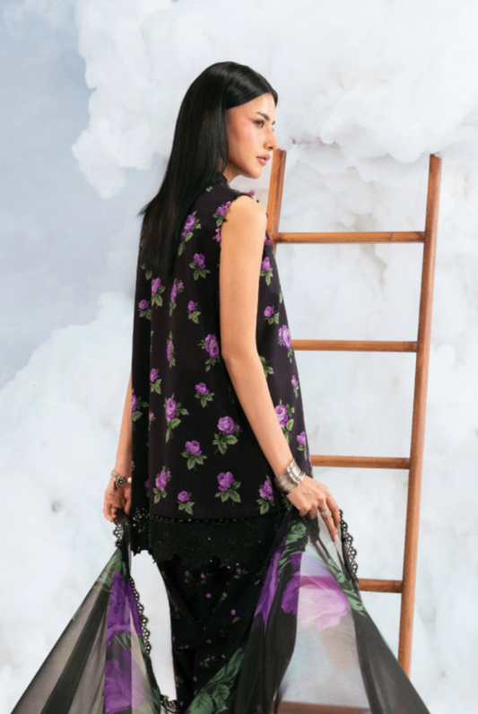 Maria B M-BASICS Summer Stitched Embroidered Lawn 3 Piece Suit-MB26-D9B