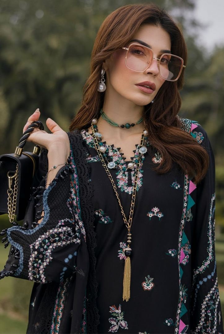 3 Piece Suit Stitched Embroidered Lawn BY Eshaisha Eid Special 2026 EA-LL-5570