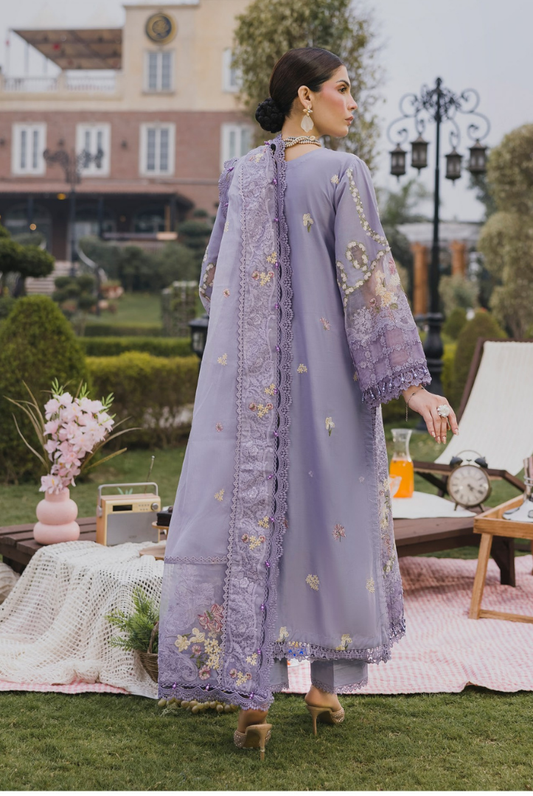 3 Piece Suit Stitched Embroidered Lawn BY Eshaisha Eid Special 2026 EA-LL-5573