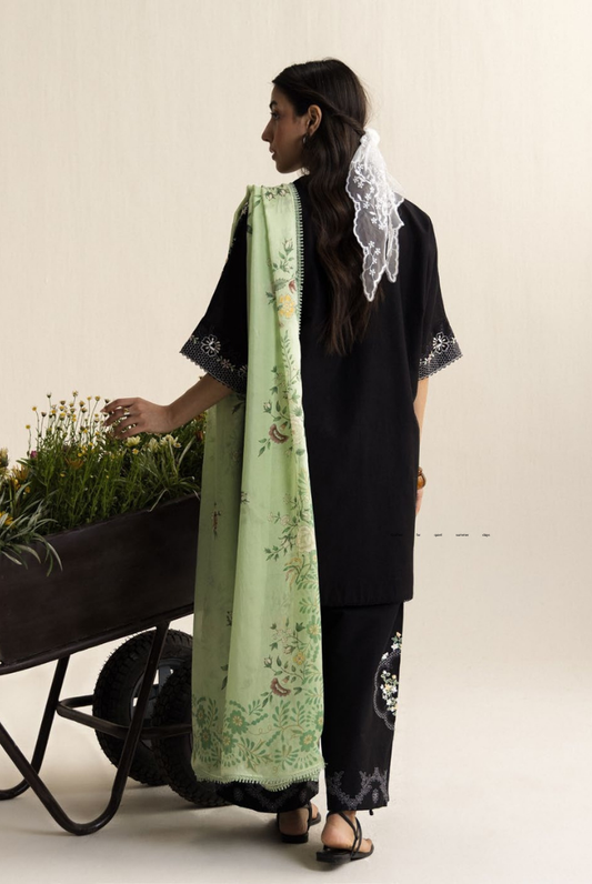 Coco by Zara Shahjahan Edit 26 Vol II Stitched Embroidered Lawn 3 Piece Suit-EIRA-10A