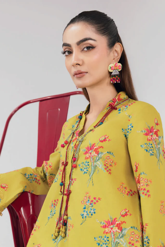 M/basics by Maria.B Spring Summer Stitched Printed Lawn 3 PC Suit – MB-CUSV13-06-B