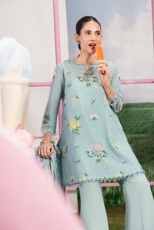 M/basics by Maria.B Spring Summer Stitched Printed Lawn 3 PC Suit – MB-CUSV13-08-B