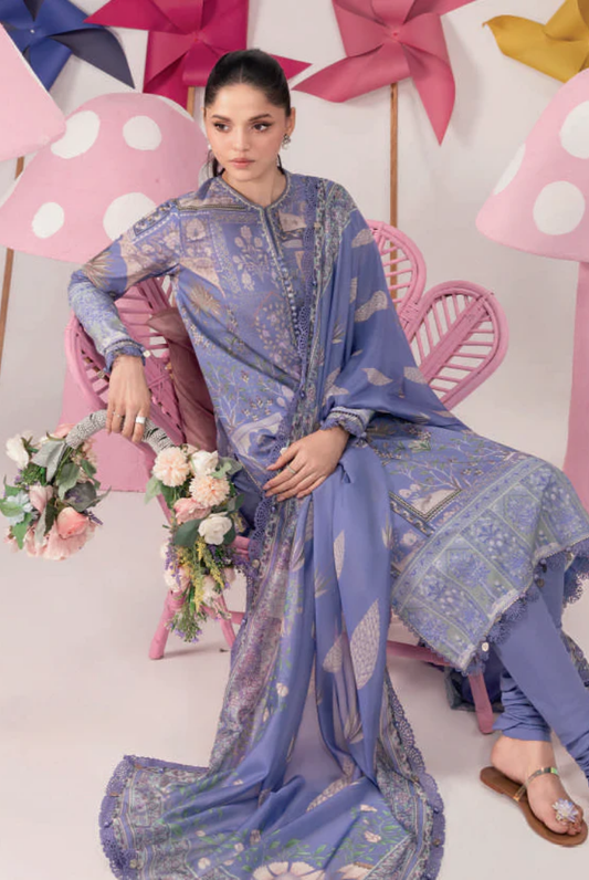 M/basics by Maria.B Spring Summer Stitched Printed Lawn 3 PC Suit – MB-CUSV13-11-B