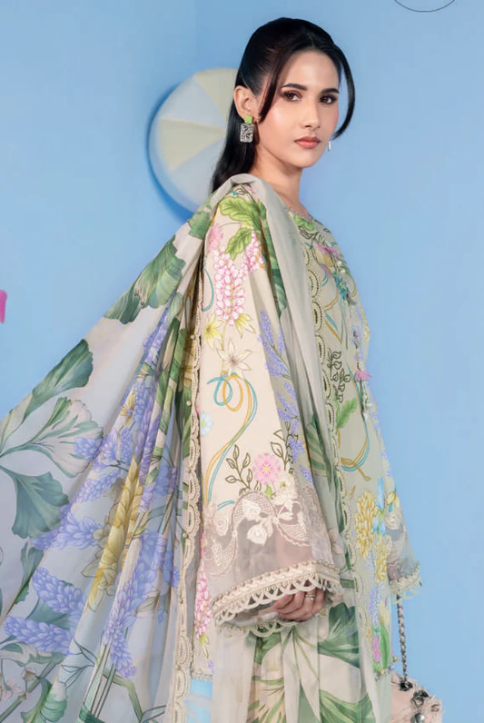 M/basics by Maria.B Spring Summer Stitched Printed Lawn 3 PC Suit – MB-CUSV13-13-A