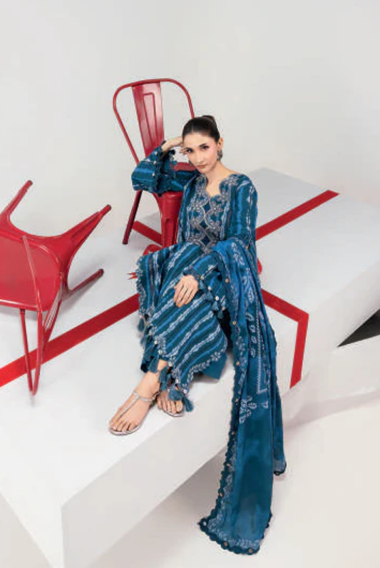M/basics by Maria.B Spring Summer Stitched Printed Lawn 3 PC Suit – MB-CUSV13-14-B