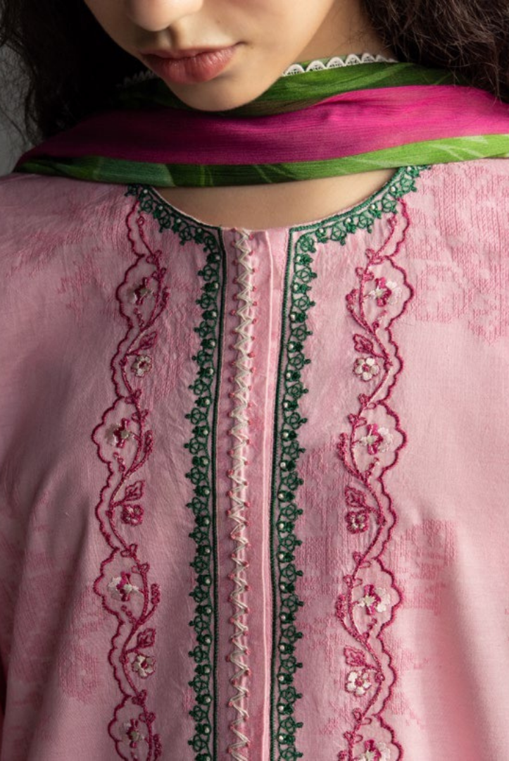 3 Piece Suit Stitched Embroidered Lawn Coco By Zara Shahjahan Lawn’26 MIRO-2A