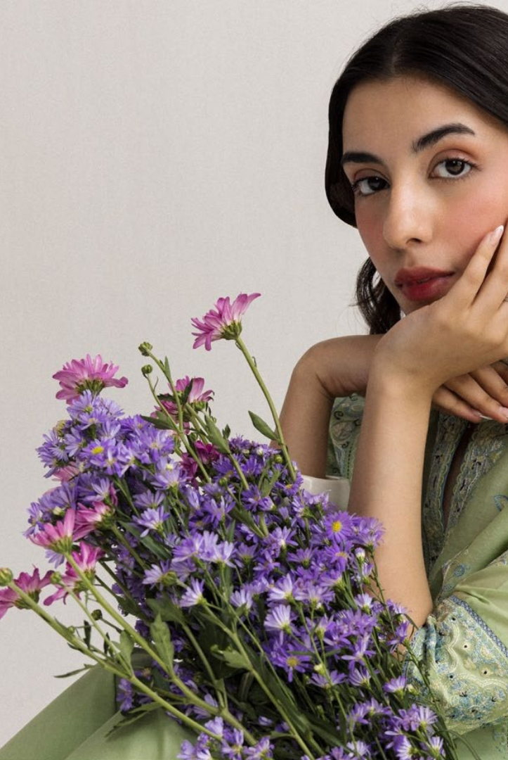 Coco by Zara Shahjahan Edit 26 Vol II Stitched Embroidered Lawn 3 Piece Suit-NOA-5B