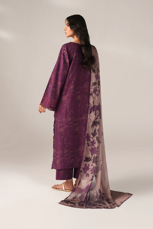 3 Piece Suit Stitched Embroidered Lawn BY Iznik Spring Summer 2026 SS-08