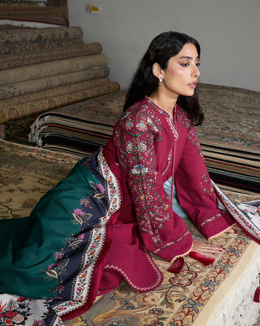 Stitched Karandi Embroidered Jugnu by Hussain Rehar