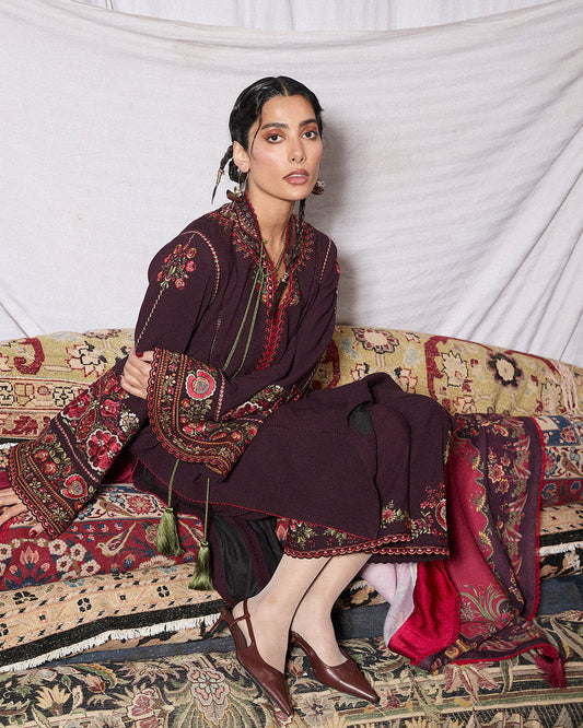 Stitched Karandi Embroidered Jugnu by Hussain Rehar
