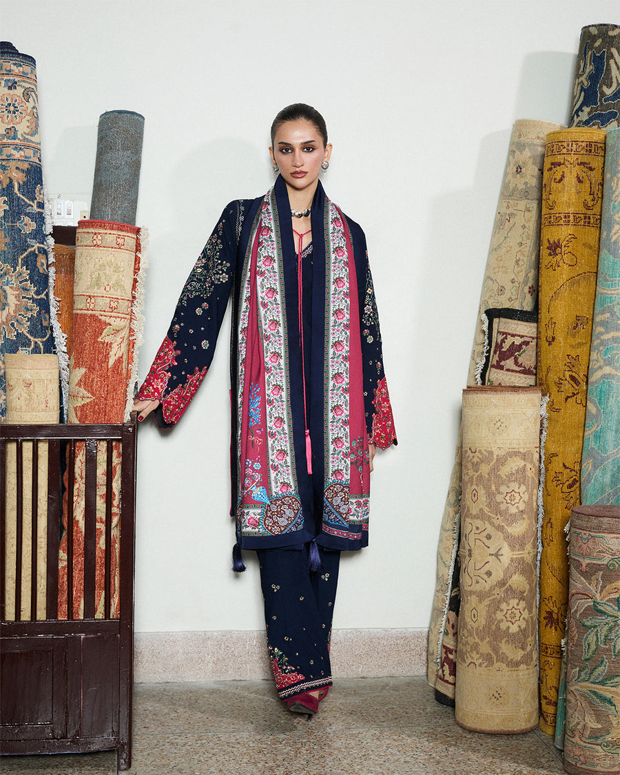 Stitched Karandi Embroidered Jugnu by Hussain Rehar
