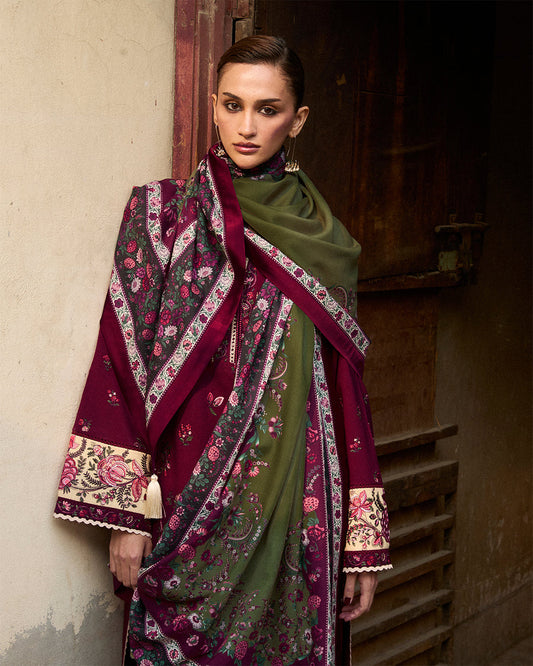 Stitched Karandi Embroidered Jugnu by Hussain Rehar-TIRAN