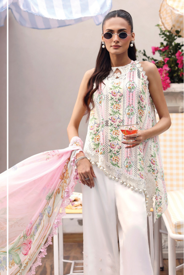 Maria B. M.Prints’26 Eid-II Inlays Printed Lawn 3 Piece Stitched Suit VOLUMЕ- 30-10A