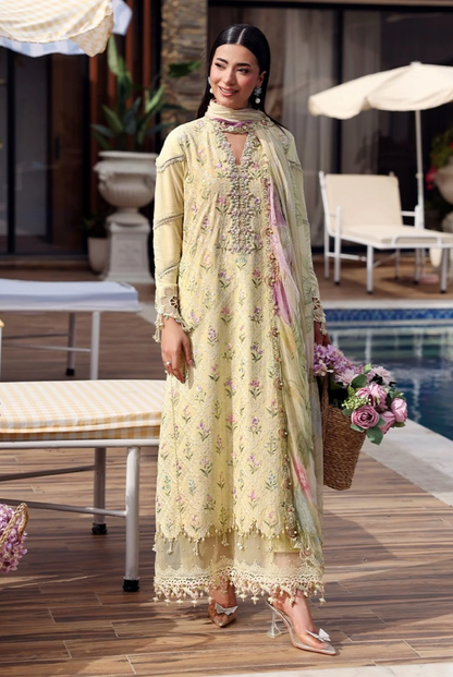 Maria B. M.Prints’26 Eid-II Inlays Printed Lawn 3 Piece Stitched Suit VOLUMЕ- 30-1A