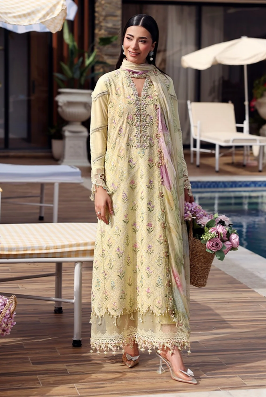 Maria B. M.Prints’26 Eid-II Inlays Printed Lawn 3 Piece Stitched Suit VOLUMЕ- 30-1A