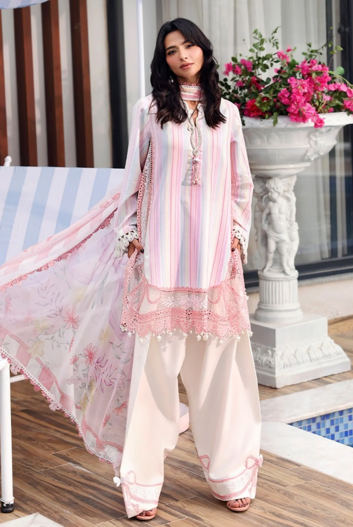 Maria B. M.Prints’26 Eid-II Inlays Printed Lawn 3 Piece Stitched Suit VOLUMЕ- 30-2A