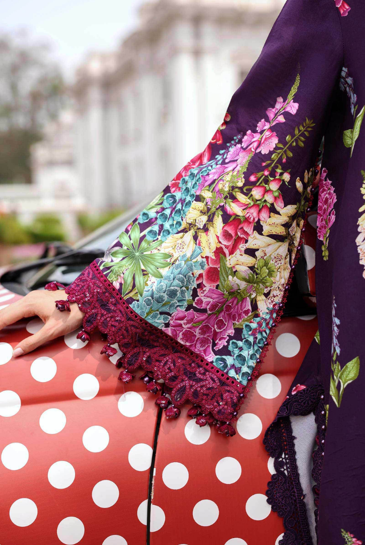 Maria B. M.Prints’26 Eid-II Inlays Printed Lawn 3 Piece Stitched Suit VOLUMЕ- 30-5A