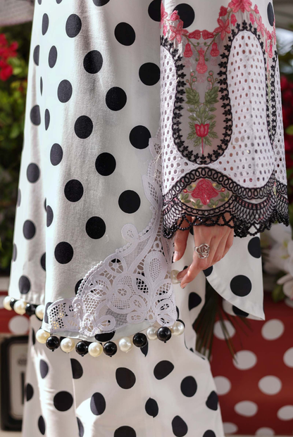 Maria B. M.Prints’26 Eid-II Inlays Printed Lawn 3 Piece Stitched Suit VOLUMЕ- 30-8A
