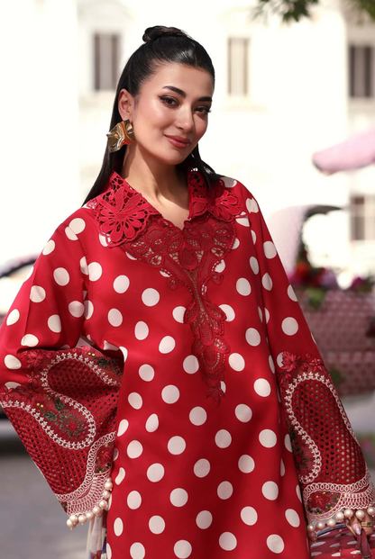Maria B. M.Prints’26 Eid-II Inlays Printed Lawn 3 Piece Stitched Suit VOLUMЕ- 30-8в