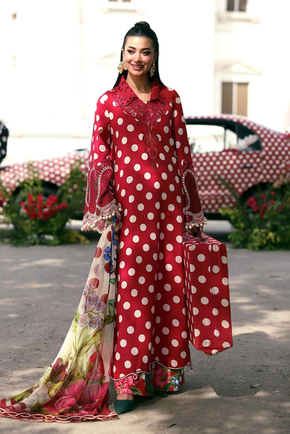 Maria B. M.Prints’26 Eid-II Inlays Printed Lawn 3 Piece Stitched Suit VOLUMЕ- 30-8в