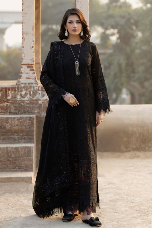 ADAN'S LIBAS Tradition 2  Schiffli Embroidered Lawn 3 Piece Stitched Suit"26-Design 04
