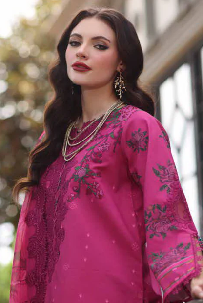 3 Piece Suit Stitched Embroidered Lawn BY Charizma Aghaz-e-Nou  AG6-05