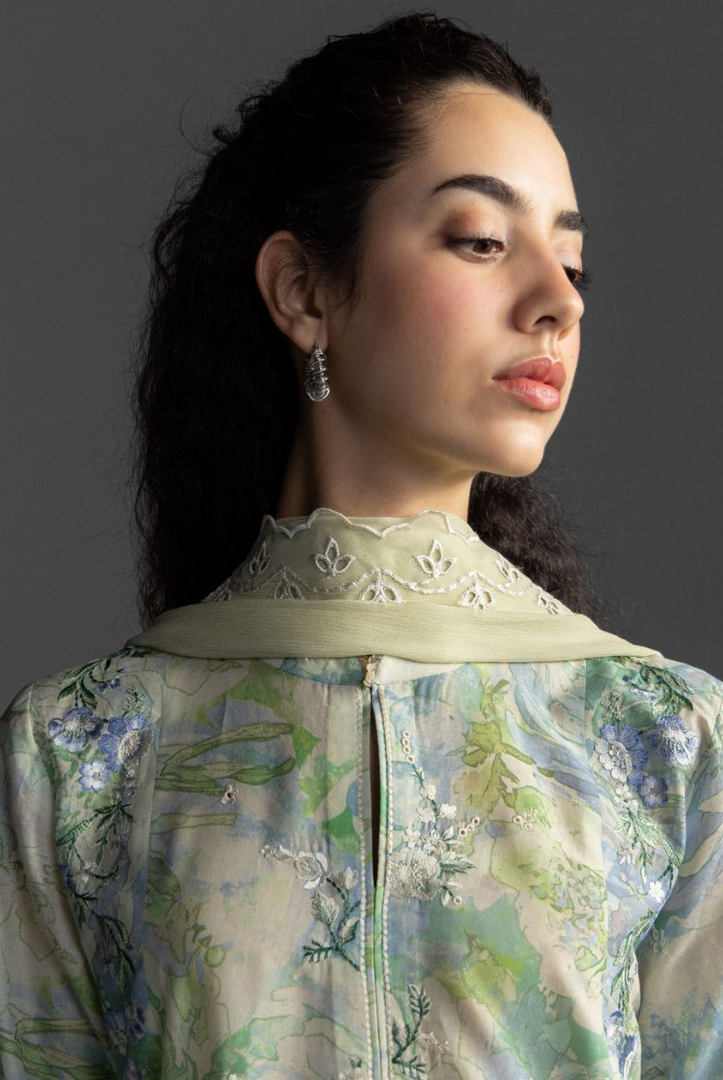 3 Piece Suit Stitched Embroidered Lawn Coco By Zara Shahjahan Lawn’26 AIRA-6A