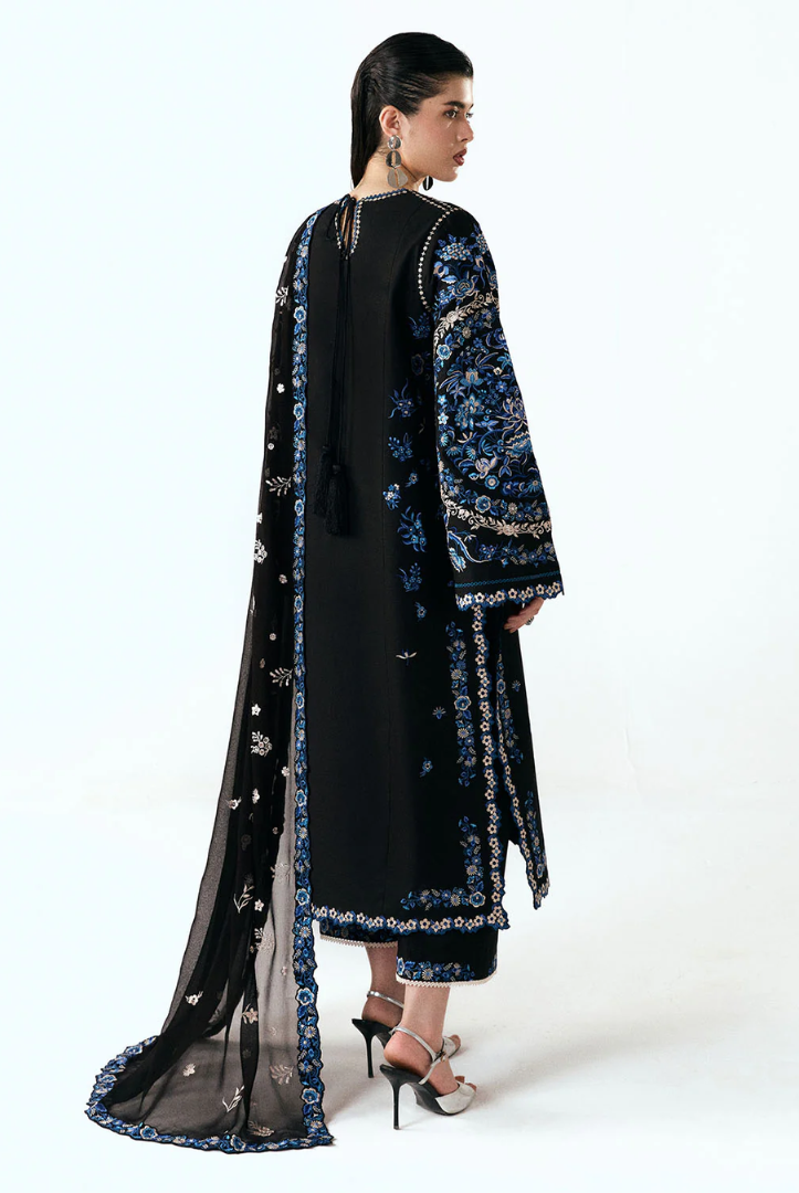 Jugnu by Hussain Rehar Stitched 3 Piece Embroidered Lawn Suit – ARI-D#1277
