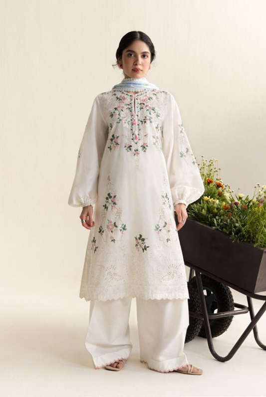Coco by Zara Shahjahan Edit 26 Vol II Stitched Embroidered Lawn 3 Piece Suit-ARLO-7A