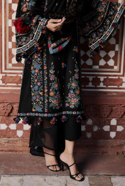 Zan by Hussain Rehar 3 Piece Suit Stitched Luxury Lawn Festive Collection'26 ASWA