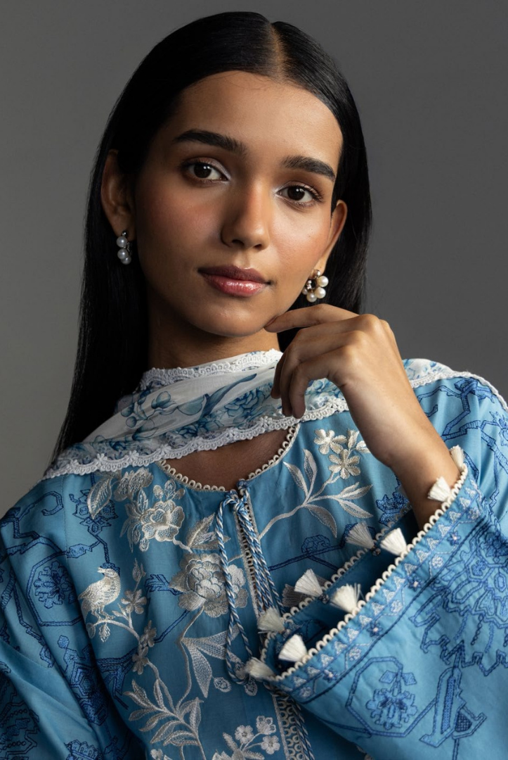 3 Piece Suit Stitched Embroidered Lawn Coco By Zara Shahjahan Lawn’26 AVIONA-3A