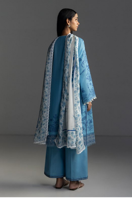 3 Piece Suit Stitched Embroidered Lawn Coco By Zara Shahjahan Lawn’26 AVIONA-3A