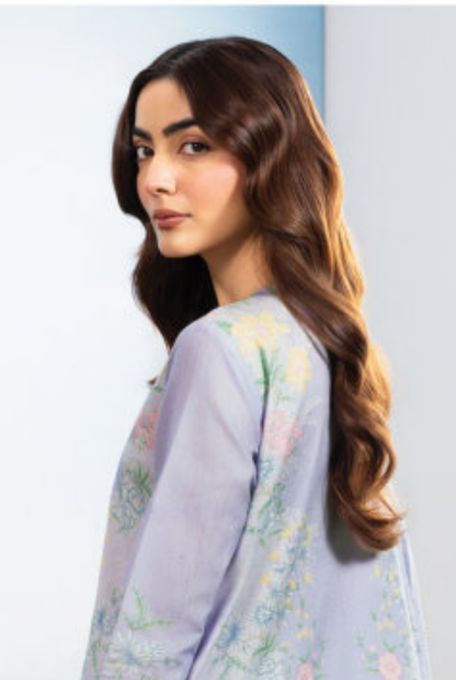 Maria B M-BASICS Summer Stitched Embroidered Lawn 3 Piece Suit-MB26-D11B
