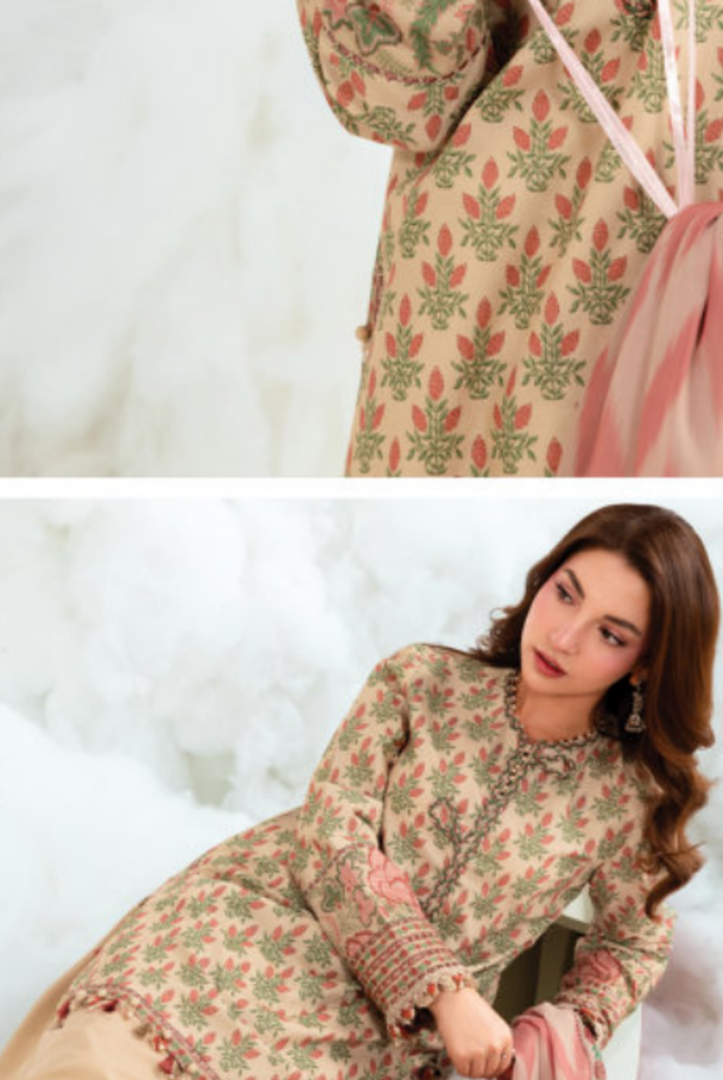 Maria B M-BASICS Summer Stitched Embroidered Lawn 3 Piece Suit-MB26-D12A