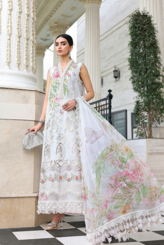 Maria B 3 Piece Stitched Embroidered Lawn Suit MB26-D3