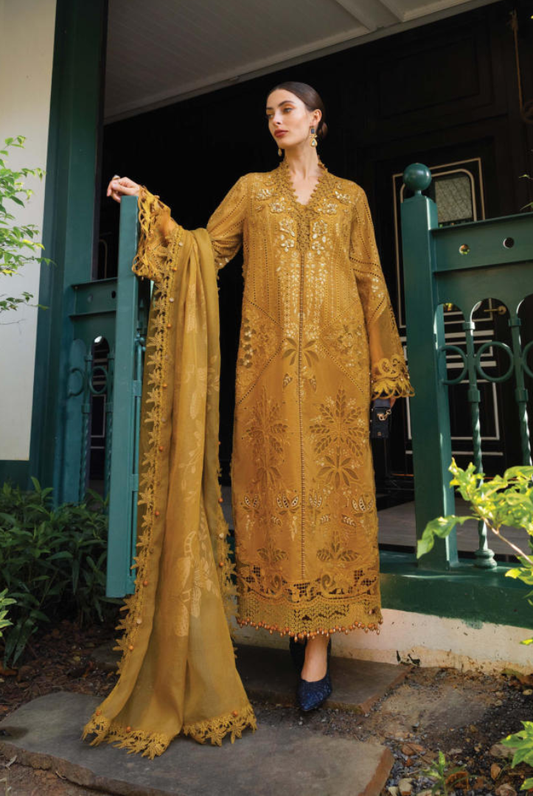 Maria B 3 Piece Stitched Embroidered Lawn Suit MB26-D7