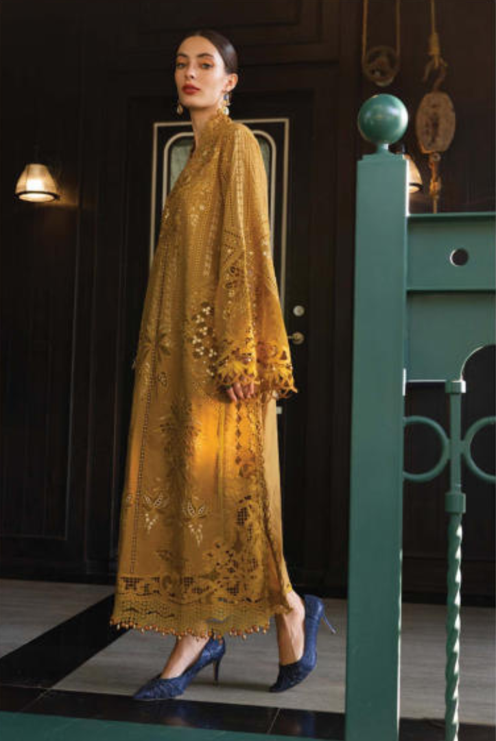 Maria B 3 Piece Stitched Embroidered Lawn Suit MB26-D7