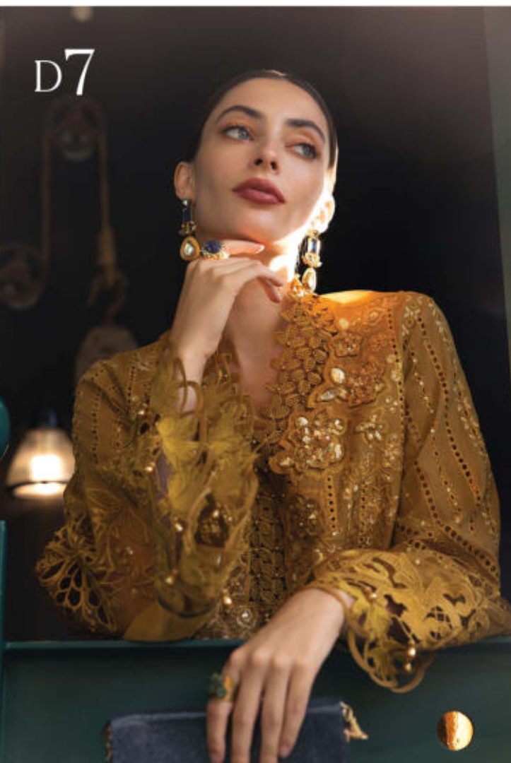 Maria B 3 Piece Stitched Embroidered Lawn Suit MB26-D7