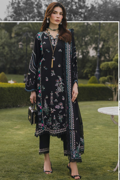 3 Piece Suit Stitched Embroidered Lawn BY Eshaisha Eid Special 2026 EA-LL-5570