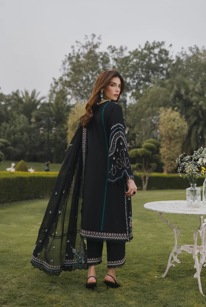 3 Piece Suit Stitched Embroidered Lawn BY Eshaisha Eid Special 2026 EA-LL-5570