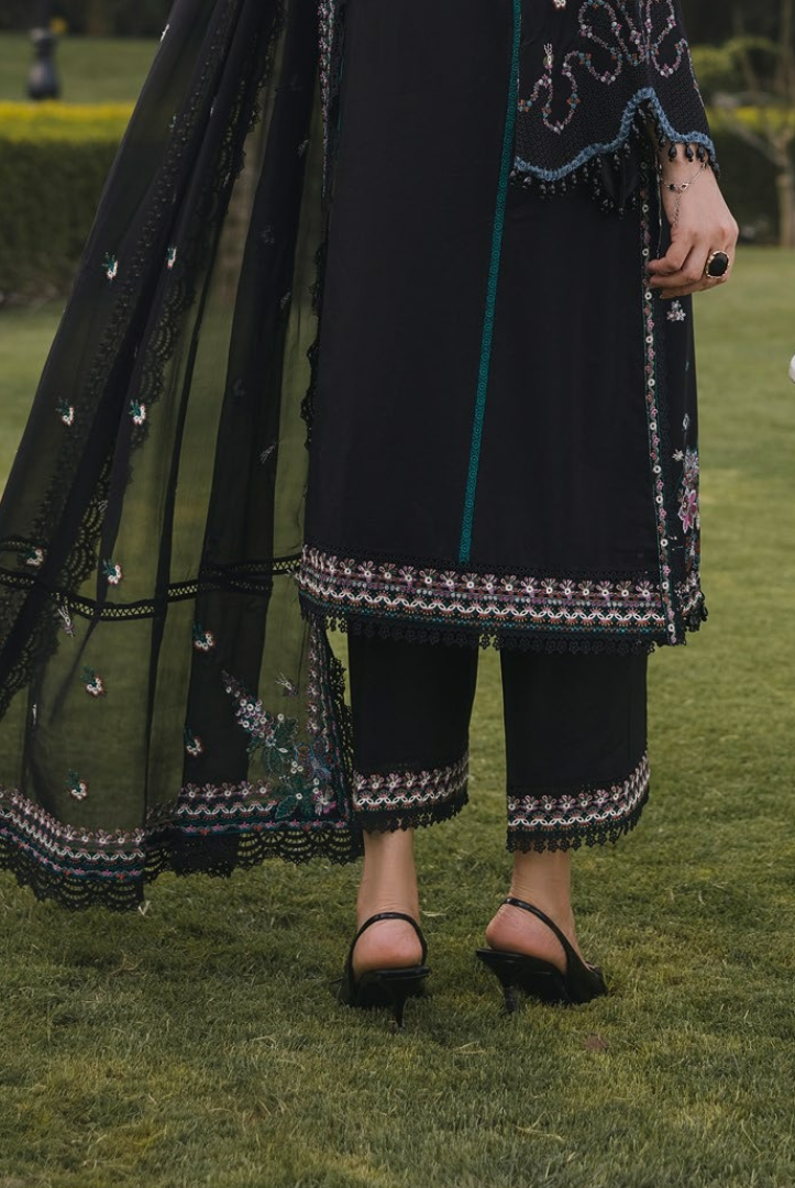 3 Piece Suit Stitched Embroidered Lawn BY Eshaisha Eid Special 2026 EA-LL-5570